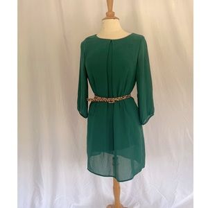 Holiday Perfection! Green A-line Dress